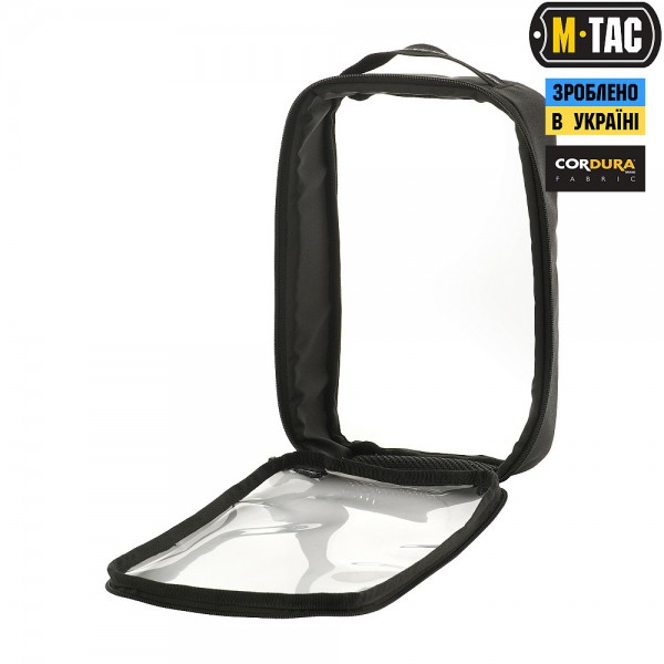 M-Tac органайзер утилитарный прозрачный Elite Large (30х19 см) Black - 10147002-L M-Tac органайзер утилитарный прозрачный Elite Large (30х19 см) Black - 10147002-L