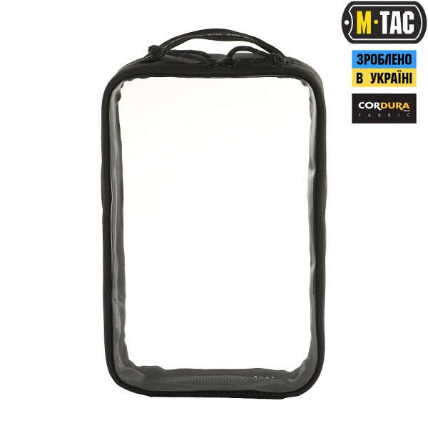 M-Tac органайзер утилитарный прозрачный Elite Large (30х19 см) Black - 10147002-L M-Tac органайзер утилитарный прозрачный Elite Large (30х19 см) Black - 10147002-L