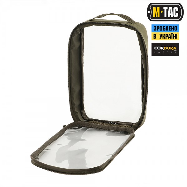 M-Tac органайзер утилітарний прозорий Elite Large (30х19 см) Ranger Green - 10147023-L M-Tac органайзер утилітарний прозорий Elite Large (30х19 см) Ranger Green - 10147023-L