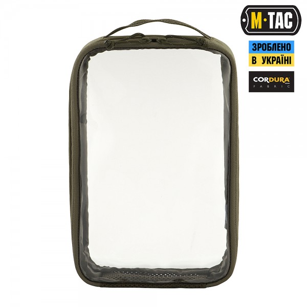 M-Tac органайзер утилітарний прозорий Elite Large (30х19 см) Ranger Green - 10147023-L M-Tac органайзер утилітарний прозорий Elite Large (30х19 см) Ranger Green - 10147023-L