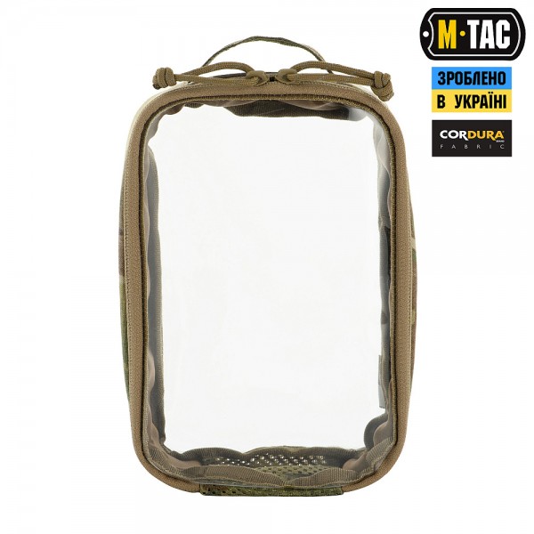 M-Tac органайзер утилитарный прозрачный Elite Small (22х14 см) Multicam - 10147008-S M-Tac органайзер утилитарный прозрачный Elite Small (22х14 см) Multicam - 10147008-S