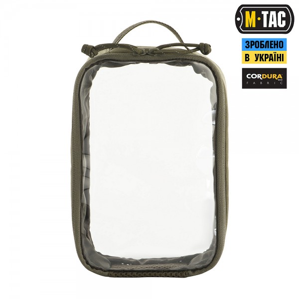 M-Tac органайзер утилитарный прозрачный Elite Small (22х14 см) Ranger Green - 10147023-S M-Tac органайзер утилитарный прозрачный Elite Small (22х14 см) Ranger Green - 10147023-S