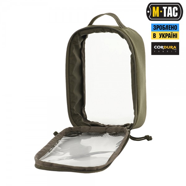 M-Tac органайзер утилитарный прозрачный Elite Small (22х14 см) Ranger Green - 10147023-S M-Tac органайзер утилитарный прозрачный Elite Small (22х14 см) Ranger Green - 10147023-S