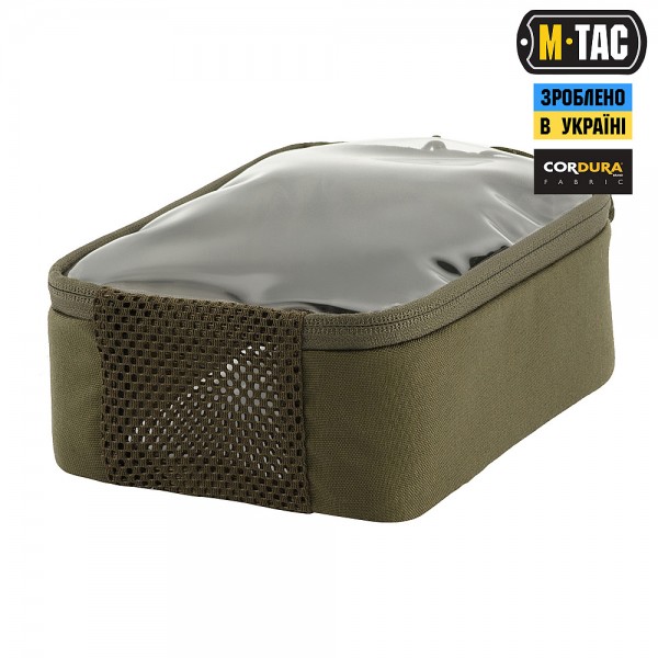 M-Tac органайзер утилитарный прозрачный Elite Small (22х14 см) Ranger Green - 10147023-S M-Tac органайзер утилитарный прозрачный Elite Small (22х14 см) Ranger Green - 10147023-S