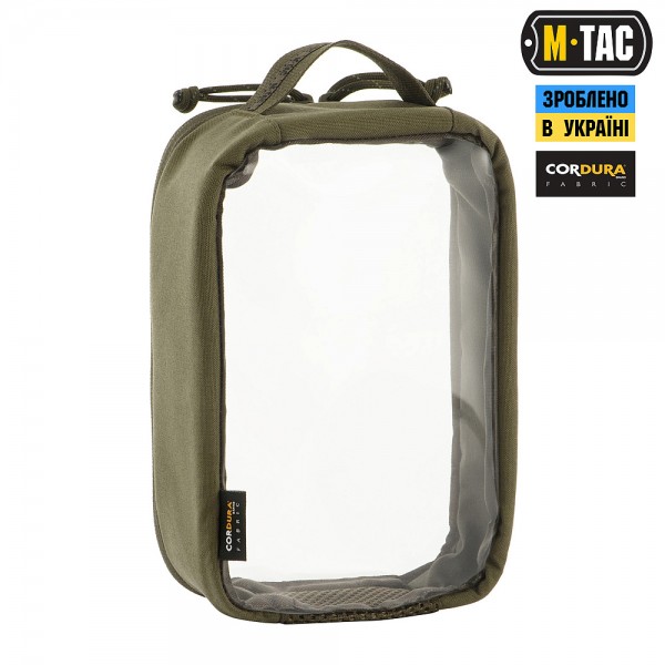 M-Tac органайзер утилитарный прозрачный Elite Small (22х14 см) Ranger Green - 10147023-S M-Tac органайзер утилитарный прозрачный Elite Small (22х14 см) Ranger Green - 10147023-S
