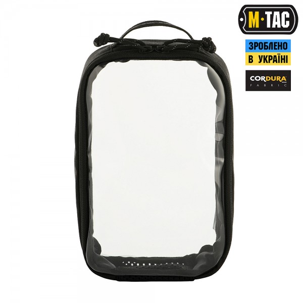 M-Tac органайзер утилитарный прозрачный Elite Small (22х14 см) Black - 10147002-S M-Tac органайзер утилитарный прозрачный Elite Small (22х14 см) Black - 10147002-S
