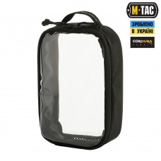 M-Tac органайзер утилитарный прозрачный Elite Small (22х14 см) Black