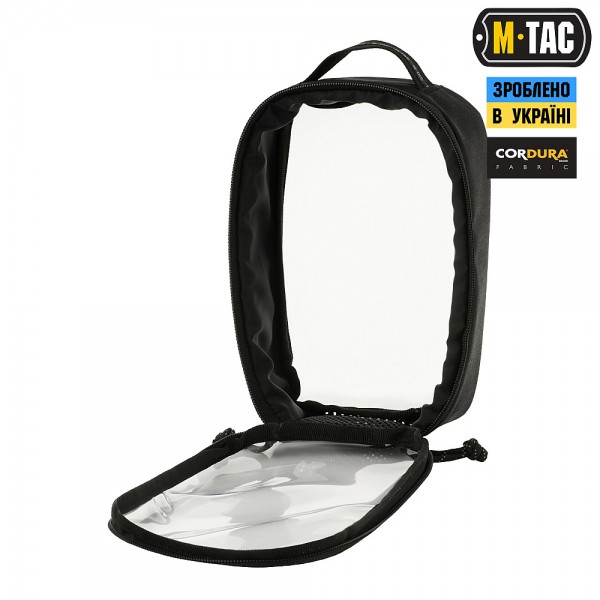 M-Tac органайзер утилитарный прозрачный Elite Small (22х14 см) Black - 10147002-S M-Tac органайзер утилитарный прозрачный Elite Small (22х14 см) Black - 10147002-S