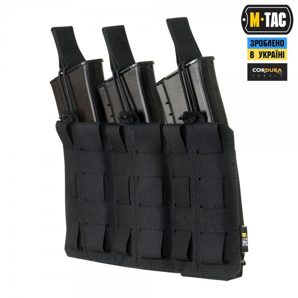 M-Tac підсумок еластичний на 3 магазина Elite Laser Cut Black - 10145102 M-Tac підсумок еластичний на 3 магазина Elite Laser Cut Black - 10145102