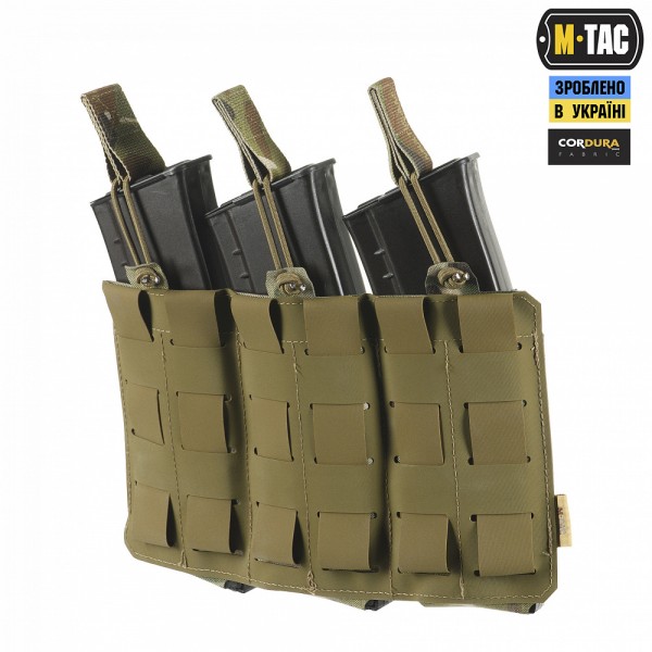 M-Tac подсумок эластичный на 3 магазина Elite Laser Cut Multicam - 10145108 M-Tac подсумок эластичный на 3 магазина Elite Laser Cut Multicam - 10145108