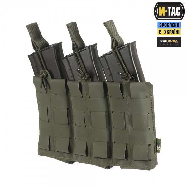 M-Tac підсумок еластичний на 3 магазина Elite Laser Cut Ranger Green - 10145123 M-Tac підсумок еластичний на 3 магазина Elite Laser Cut Ranger Green - 10145123