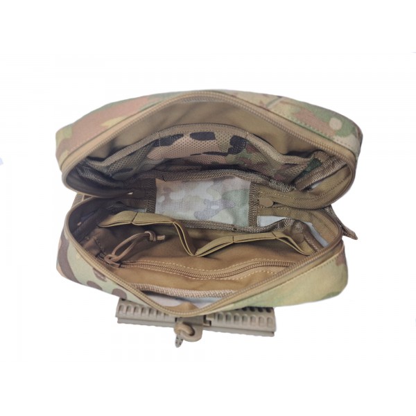 Подсумок тактический напашный быстросбрасываемый GAR-WS1 Warrior Spirit Мультикам - 3573134 Подсумок тактический напашный быстросбрасываемый GAR-WS1 Warrior Spirit Мультикам - 3573134