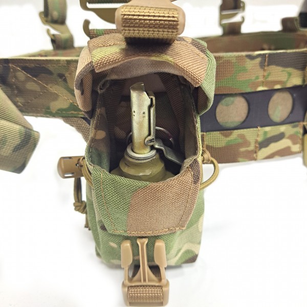 Подсумок тактический под гранату закрыт G-WS Warrior Spirit Мультикам - 3573126 Подсумок тактический под гранату закрыт G-WS Warrior Spirit Мультикам - 3573126