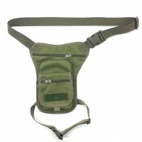 Тактичний підсумок кроссбоді Defender тканина Oxford/Cordura 600D кріплення під MOLLE олива