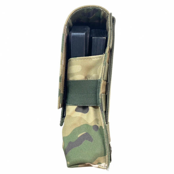 Подсумок под 2 магазина АК закрытый Oxford/Cordura 600D на кнопках Defender Мультикам - 3573091 Подсумок под 2 магазина АК закрытый Oxford/Cordura 600D на кнопках Defender Мультикам - 3573091