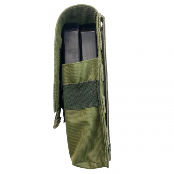 Подсумок под два магазина Defender ткань Oxford/Cordura 600D под крепление MOLLE олива - 3573093 Подсумок под два магазина Defender ткань Oxford/Cordura 600D под крепление MOLLE олива - 3573093