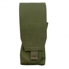 Підсумок під два магазини Defender тканина Oxford/Cordura 600D під кріплення MOLLE олива