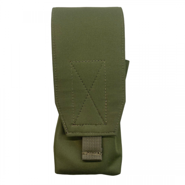 Подсумок под два магазина Defender ткань Oxford/Cordura 600D под крепление MOLLE олива - 3573093