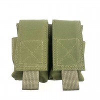 Подсумок под гранати Defender спаренный ткань Oxford/Cordura 600D крепление под MOLLE олива