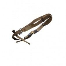 Ремень оружейный тактический автоматный трехточечный с базой Frag койот