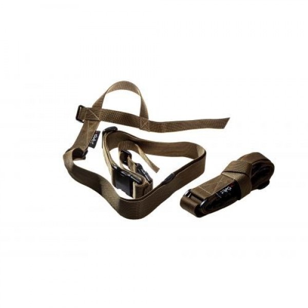 Ремінь збройовий тактичний автоматний триточковий з базою Frag койот - 3573068