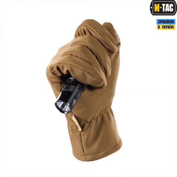 M-Tac перчатки демисезонные Soft Shell Coyote - 90010005 M-Tac перчатки демисезонные Soft Shell Coyote - 90010005