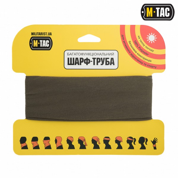 M-Tac шарф-труба облегченный Olive - HLI-BUFF-OD M-Tac шарф-труба облегченный Olive - HLI-BUFF-OD