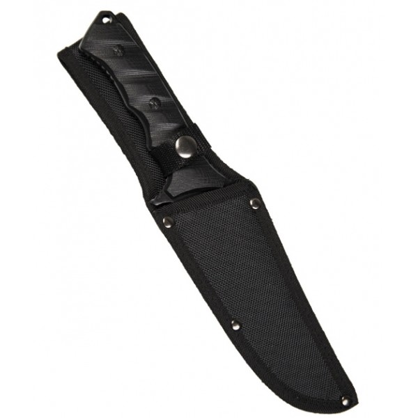 Нож тактический с пилой G10 черный МИЛ ТЕК Германия - 3573025 Нож тактический с пилой G10 черный МИЛ ТЕК Германия - 3573025