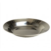 Тарелка глубокая из нержавеющей стали (22 см) Mil-Tec Германия