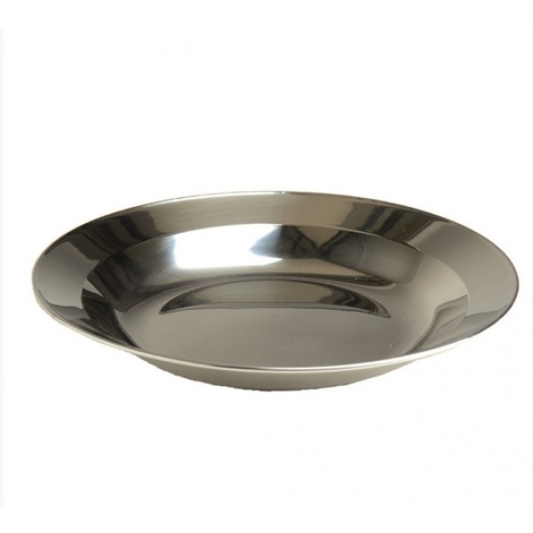 Тарілка глибока з нержавіючої сталі (22 см) Mil-Tec Німеччина - 3572891