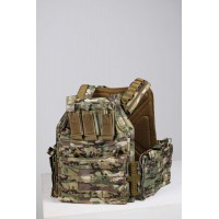 Плитоноска с системой быстрого сброса по подсумкам мультикам 6 кл защиты