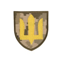 Нашивка Сухопутні війська ЗСУ MM14/жовтий