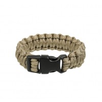 Браслет виживальника з паракорду 22мм койот МІЛ ТЕК Німеччина