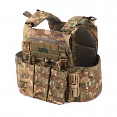 Тактический жилет плитоноска MultiCam с функцией быстрого сброса MOLLI с подсумками 5 кл защиты