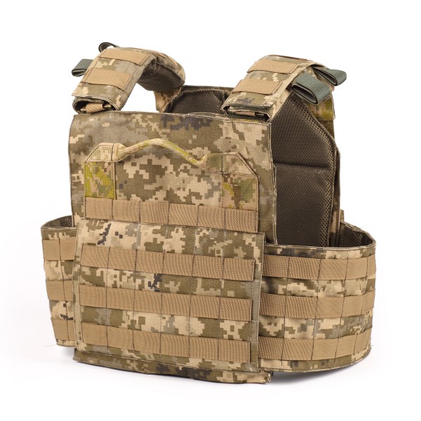 Тактический жилет-плитоноска пиксель с функцией быстрого сброса с подсумками 6 кл защиты - 3573013 Тактический жилет-плитоноска пиксель с функцией быстрого сброса с подсумками 6 кл защиты - 3573013