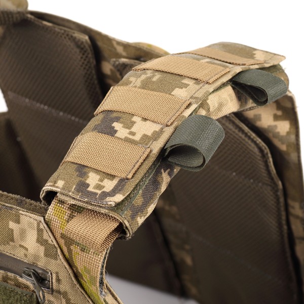 Тактический жилет-плитоноска пиксель с функцией быстрого сброса с подсумками 6 кл защиты - 3573013 Тактический жилет-плитоноска пиксель с функцией быстрого сброса с подсумками 6 кл защиты - 3573013