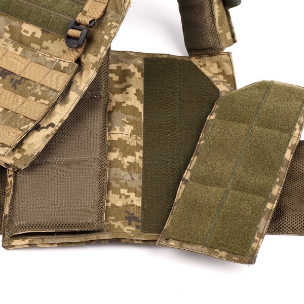 Тактический жилет-плитоноска пиксель с функцией быстрого сброса с подсумками 6 кл защиты - 3573013 Тактический жилет-плитоноска пиксель с функцией быстрого сброса с подсумками 6 кл защиты - 3573013