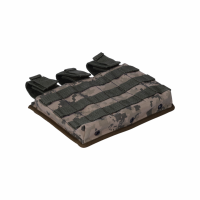 Подсумок тактический под 3 магазина Karabat Темный пиксель