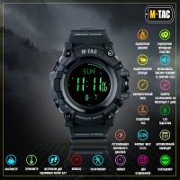 M-Tac годинник тактичний Adventure Black