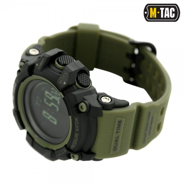 M-Tac годинник тактичний Adventure Black/Olive - 50005001