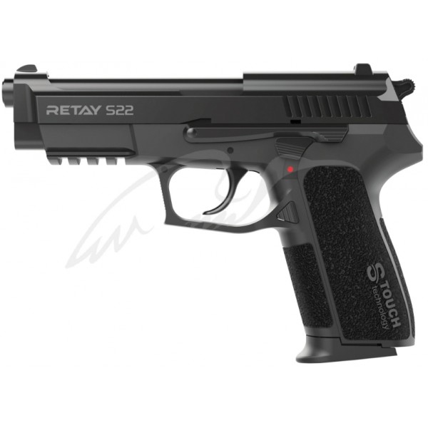 Пістолет стартовий Retay S22 кал. 9мм. Колір – black. - 3566608