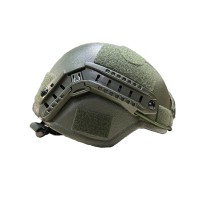Каска  Mich Tactical з рельсами Олива