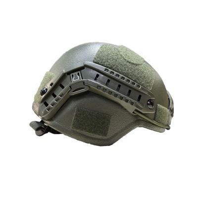 Каска Mich Tactical с рельсами Олива