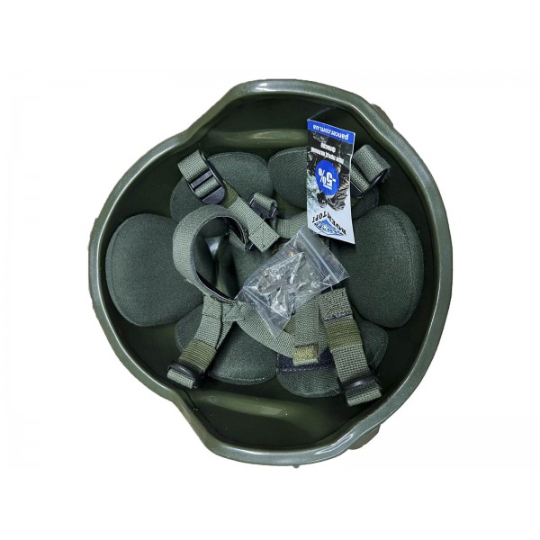 Каска Mich Tactical с рельсами Олива XL - 3580780 Каска Mich Tactical с рельсами Олива XL - 3580780