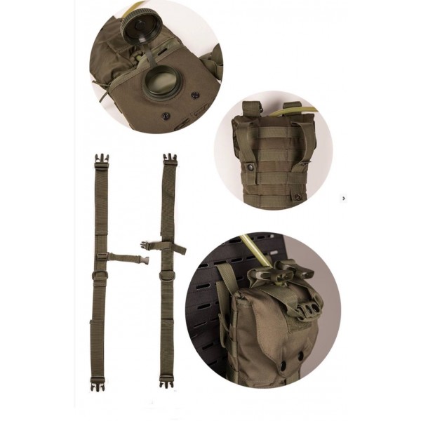 Рюкзак-гідратор для води 2.5 л олива МІЛ ТЕК Німеччина - 3572323