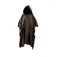 Плащ-пончо олива