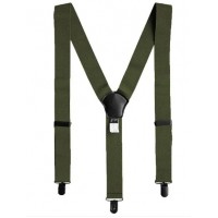 Подтяжки брючные на крокодилах олива МИЛ ТЕК Германия