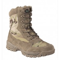 Ботинки тактические на молнии и шнурках Mil-Tec Германия Мультикам