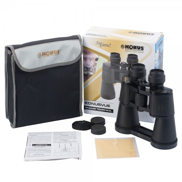 Бинокль KONUS KONUSVUE 10x50 W.A. - 2588800 Бинокль KONUS KONUSVUE 10x50 W.A. - 2588800