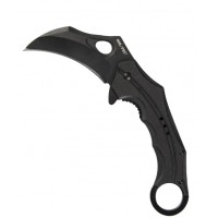 Нож-керамбит складной G10 черный МИЛ ТЕК Германия